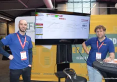 Gerben Kolkman and Bart van Wetten of data company Refresh. We haven't often come across Refresh at trade fairs yet, but online the observant viewer could already come across some.